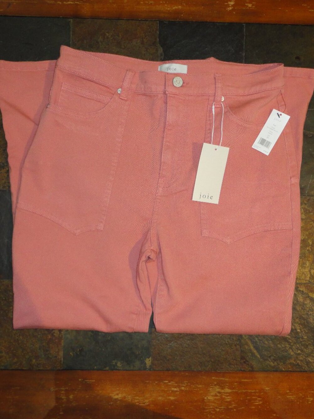 JOIE "Shally" Women's Pink Guava High Rise Cropped Jeans Size 31 NWT!!